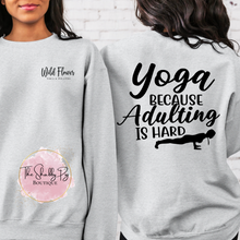 Load image into Gallery viewer, Wild Flower Yoga Crewnecks
