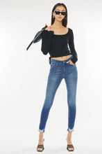 Load image into Gallery viewer, High Rise Fray Hem Super Skinny Jeans
