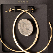 Load image into Gallery viewer, 14k Gold Dipped Hoop Earrings
