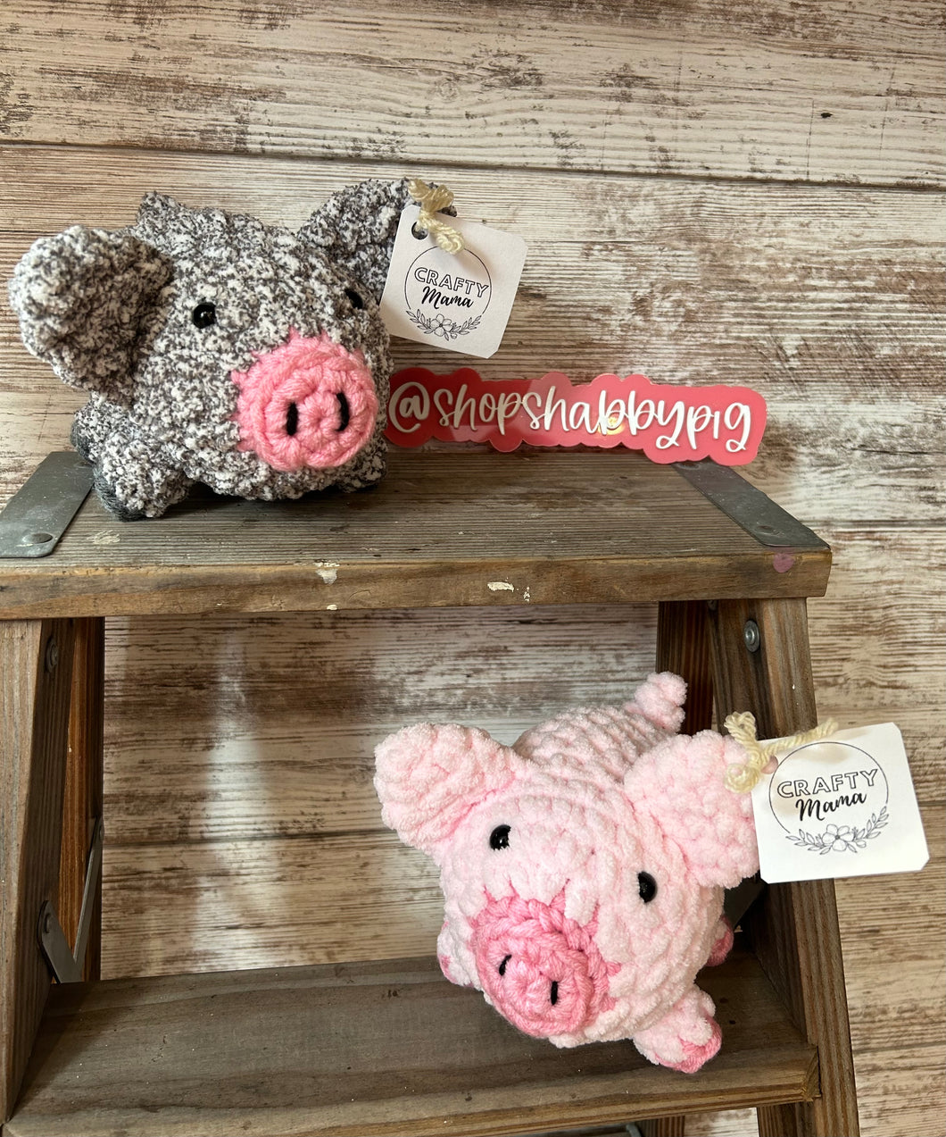 Crochet Chunky Pigs