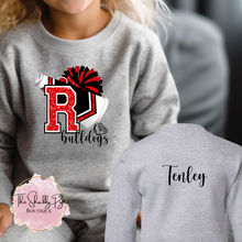 Load image into Gallery viewer, Romeo Bulldogs Cheer Toddler &amp; YOUTH Shirt
