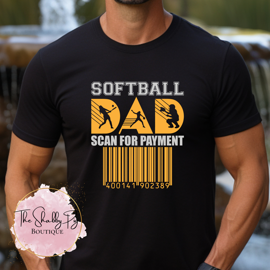 Softball Dad... Scan for payment