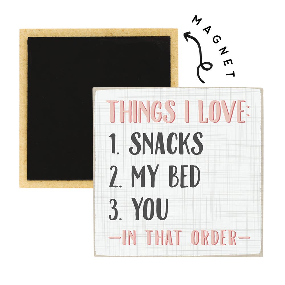 Things I Love - Square Magnets
