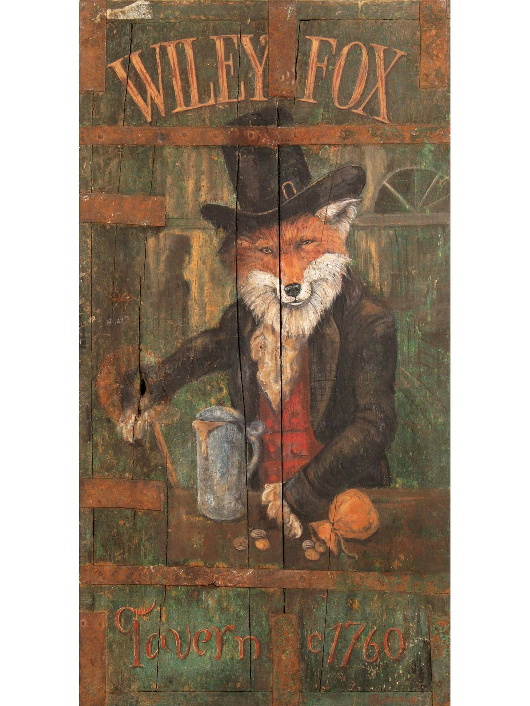 Wiley Fox Wall Decor