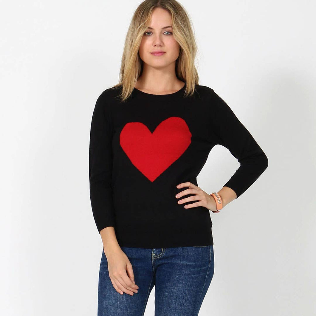 Sweet heart valentine pullover sweater
