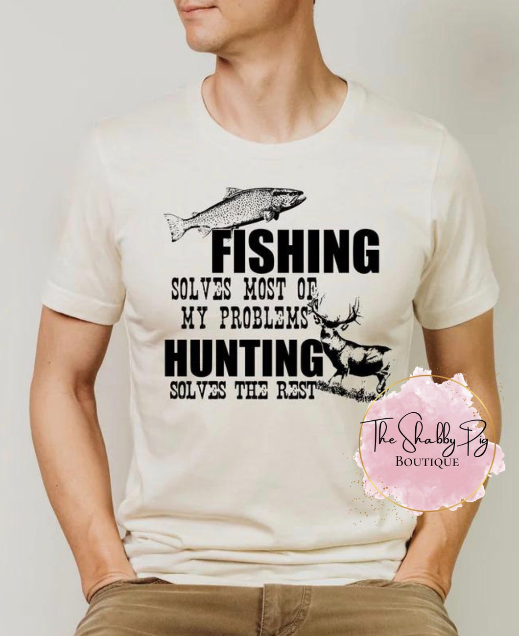 Fishing Solves most of my problems... T-Shirt
