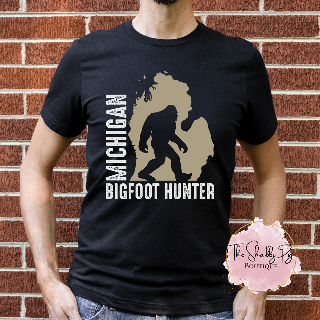 Michigan BIGFOOT Hunter T-Shirt
